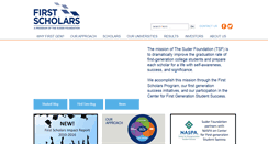 Desktop Screenshot of firstscholars.org